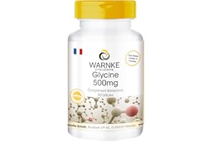 Glycine 500mg - 90 gélules - Végan - Acide animé | Warnke Vitalstoffe