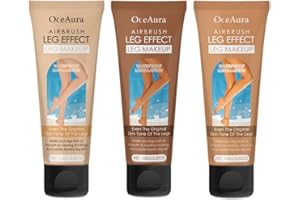 ECLARE 3PCS 100ml Leg Makeup Lotion, Leg Vein Cover up Makeup Waterproof No Transfer, Scar and Tattoo Cover Up, Long Lasting Makeup Concealer for Covering Up