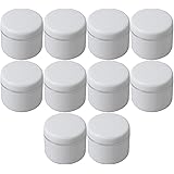 BQLZR Contenitore per crema per il viso bianco Vasetto per trucco cosmetico con vasetto da 30ml Pack da 10