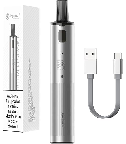 JOYETECH Vape EGO POD UPDATE 1000 mAh 2 ml E-Cigarette Rechargeable No  Nicotine USB-C (Rose Gold) : Amazon.de: Electronics & Photo