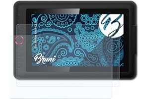 Bruni Screen Protector compatible with XP-PEN Artist 12 Pro Protector Film, crystal clear Protective Film (2X)