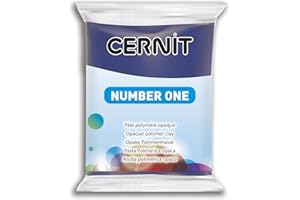 CERNIT Nummer eins Lehm 56g, marine blau, 7 x 5.5 x 1.5 cm