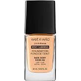 Wet n Wild Photo Focus Dewy Foundation, Liquid Makeup Foundation Moisturizing Normal/Dry Skin, Modulable Luminous Finish, Sof