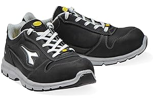 Utility Diadora 701.175303 Run Low S3 SRC ESD Scarpa Antinfortunistica Bassa, Nero, Taglie 49
