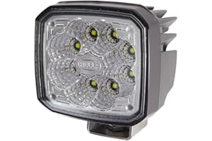 ‎HELLA HELLA LED Arbeitsscheinwerfer 12V - 24V Ultra Beam Gen II: 4400 echte Lumen weitreichende Starke Lichtleistung: schwenkbarer Offroad LED Scheinwerfer für Traktor LKW SUV UTV - 1GA 995 606-011