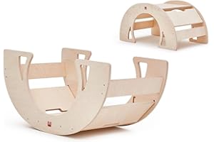 Bianconiglio Kids DONDO Palestra Psico-Motoria multifunzione Artigianale con materie di Prima Scelta!Transformabile in Tavolo e Ponte arrampicata, realizzato in Italia