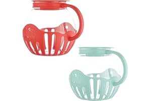 Voihamy Palomitas Maíz para Hacer Palomitas Maíz - Micro-Pop Popper Palomitas Maíz para Microondas - Olla Multifunción Sin BPA 2.25 Quart Apto para Lavavajillas para Hacer En Casa