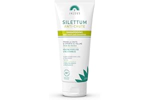 LABORATOIRE JALDES LES ACTIFS ESSENTIELS DE VOTRE SANTÉ Silettum Shampooing Anti-Chute Tube 200ml | Freine la Chute de Cheveux | Apporte du Volume | Laboratoire Jaldes