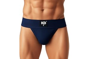 KD Willmax Men’s Regent Gym Jockstrap Cotton Supporter | Soft Waistband | Full Back Coverage | Sports Fit
