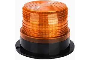 MACHSWON Warning Light Yellow LED Emergency Safety Flashing Warning Lamp Factories Transportation Machinery Industry Engineering Car Light School Buses Alarm Lamp 12V