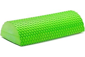 WOYUFEN High Density Round Half Foam Roller, 30-45cm semi-circular massage EVA foam, Trigger Point Massage Posture Correction Exercise Tool ness equipment with massage floating point