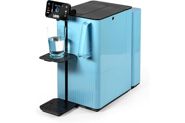 LANGWATER Purificateur d'eau & Mineralisation TheWell2 - Filtration eau potable avec Osmose Inverse, UV et Ajout de Minéraux (packs vendu séparément) - Distributeur Eau Chaude - Sans installation