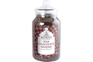 Bonds of London Milk Chocolate Raisins Jar, Vegetarian, Retro Gift, 2.1 Kg (Pack of 1)