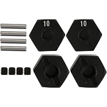 Adattatori Esagonali Per Ruote RC In Lega Di Alluminio – 4 Pezzi, Per Traxxas E Revo, Slash 4WD, Summit 1/16 – Blu, Con Perni - 2