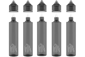 Chubby Gorilla LDPE 60 ml butelki z jednorożcem opakowanie 5 szt. (czarne)