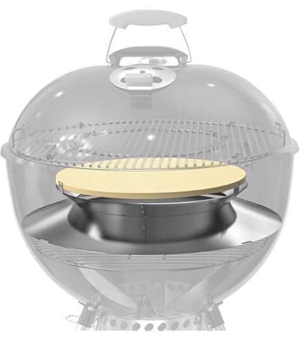 BBQ-Toro Edelstahl Räuchereinsatz Amarillo für 57 cm Kugelgrill