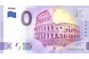 0 EURO SCHEIN Banconota da 0 Euro Italia · Roma Colosseo · Souvenir Zero €
