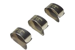Black Dog Music Supplies Lot de 3 onglets pour le pouce pour banjo ou guitare