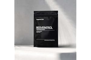AUGMENT LIFE Trans-Resveratrol 98% purity - made from Japanese Knotweed - Third Party Tested