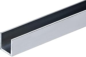 TECHNOCUT Aluminum U Profil Schiene Alu Walzblank T66 U-Profil Stange Aluprofil