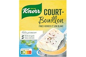 Knorr Court-Bouillon 9 Cubes 107 g - Lot de 4