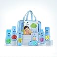 Parachute Advansed Baby Gift Pack with New Born Baby Essentials|100% Virgin Coconut Oil|with Travel Friendly Multi Utility Clear Bag