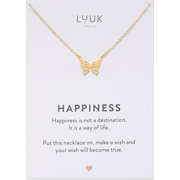 14 Karaat Geelgouden Ketting met Vlinder Hanger & Zirkonia's - 42 cm - Juwelier Emo