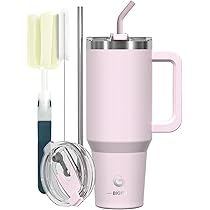 Tasse Isotherme My Vesperbox Kinny Cup 500ml - Acier Inoxydable Avec Paille