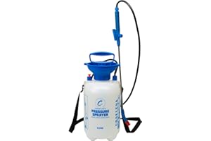 Coselena 5L Garden Sprayer – High-Pressure Sprayer with Adjustable Nozzle & Carry Strap – Durable Weed Killer Sprayer Pump & Multipurpose Spray Bottle for Plants, Patio, and Lawn Care