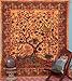 Produktbild Handicrunch Orange indische Baum des Lebens Tagesdecke Blossom Vogel Tapestry