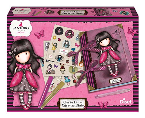 Diset- CREA tu Diario, Juego Creativo, 30 x 22 x 5 cm (46596)