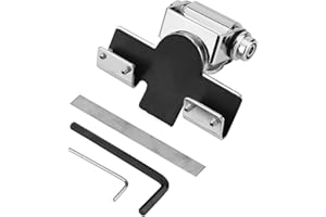 AMONIDA Support Antenne CB, Base Rotative à 360° Support D'antenne en Acier Inoxydable pour Radio Mobile De Voiture Montage sur Porte De Hayon