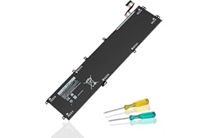 WAKEACH 6GTPY 11.4V 97Wh Batteria di ricambio per laptop Dell XPS 15-9560 15-9550 15-9570 15-7590 Precision 5520 5530 5540 5510 Vostro 7500 4GVGH 1P6KD 5XJ28 GPM03 P56F Sostituzione per Dell XPS 9560