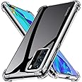 EMODIL Huawei P40 Pro Case Cover Back Air Cushion Soft Silicone Shockproof Anti-Scratch Protective Bumper Shell Corner Huawei P40 Pro ® (Clear)