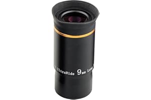 Svbony Oculare Telescopio 1.25",9mm Oculare Grandangolare Telescopio, FMC 66° Oculare per Telescopio Astronomico