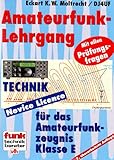 Image de Amateurfunk-Lehrgang für das Amateurfunkzeugnis Klasse E. Mit allen Prüfungsfragen