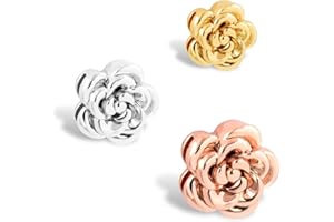 THIORA Charmband Charms | 'Rose' Anhänger | Rose Charm | Mesh Armband Charm