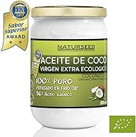 Naturseed - Aceite de coco Virgen Extra Orgánico - Para uso Estético, en Cocina y Masajes, 500 ml