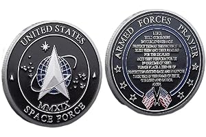 YIQILAFADA Moneta della sfida della forza spaziale degli Stati Uniti Comando degli Stati Uniti, moneta militare da uomo