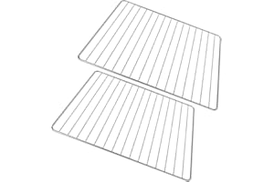 Easyricambi - Kit 2 Griglia Forno Compatibile con Ariston Hotpoint Indesit Whirlpool (447x364 mm) Rivestimento Antiaderente e Atossico, Sicura da Usare e Facile da Pulire, Griglie per Forno Set da 2