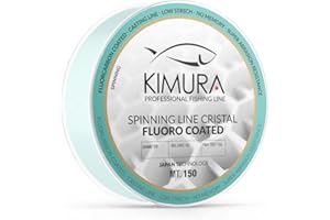 KIMURA Spinning Line, MONOFILO da Pesca Unisex Adulto, Cristal, 0.260