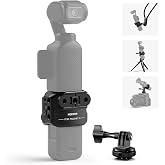 NEEWER Pocket 3 Kafes Gimbal Video Kayıt Cihazı, Al&uuml;minyum Alaşımlı, Aksiyon Kamerası Uzatma Adapt&ouml;r&uuml;, 1/4 in&ccedil; Dişli, Soğuk A