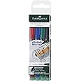 Faber-Castell Multi-Marker Permanent Medium Wallet Of 4Pc
