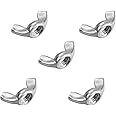 uxcell M8 Wing Nuts, Stainless Steel 304 Hand Twist Tighten Ear Butterfly Nut, 5 Pcs