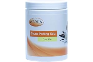 REKO FREIZEITBEDARF Peelingsalz, Saunasalz 1 Kilo, Vanille, dazu Rekosan ® Kristallsalz für die Salzmühle 100g