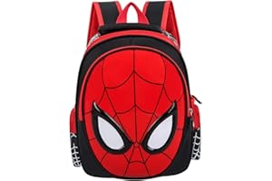 Philoctes Rucksack Kindergarten Spider,Kinderrucksack,Spider Kinder Tasche,Hero Kindergarten Buch Taschen für Jungen Mädchen,Cartoon Verstellbare Schultasche für die Grundschule