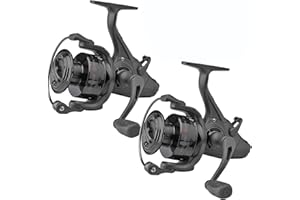 ANGELWELT GERLINGER Prologic C-Series BF Free Spool Carp Reel Fishing Reel Coarse Fishing Reel Stationary Reel Set of 2