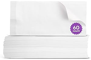 PROHEAL Disposable Dry Wipes for Adults & Baby - 60 Count (2 Packs of 30) - Gentle & Durable Washcloths for Incontinence and Skin Care - 7" x 13" Travel Size - Non-Moistened Face Cloths