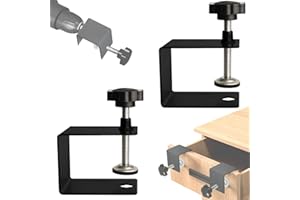 ZPSNDP Zestaw 2 zacisków C, zaciski i napinacze, uniwersalne zaciski ze stali nierdzewnej C Clamp na twarz, zacisk stołowy, narzędzie do szafy, klips mocujący, do prac domowych, do naprawy samochodu