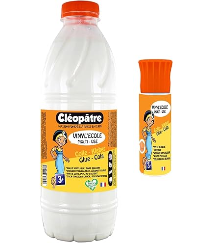 Kit De Peinture CLEOPATRE - 4 Pots Anti-Verse, 8 Pinceaux, 4 Flacons Vides